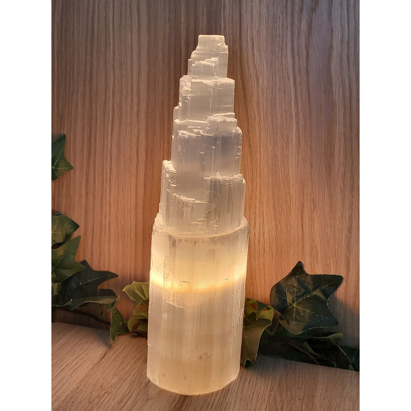 Lampe de sélénite 30 cm