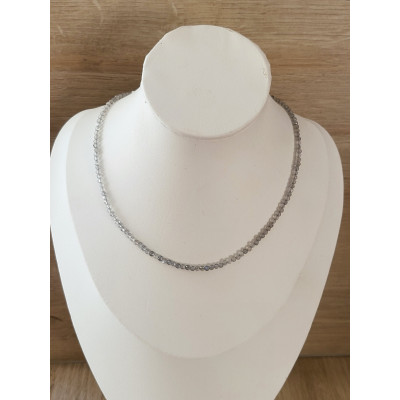 Colliers en perles facettées Labradorite