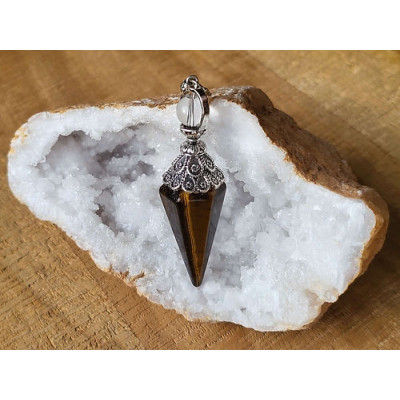 Pendule œil de tigre