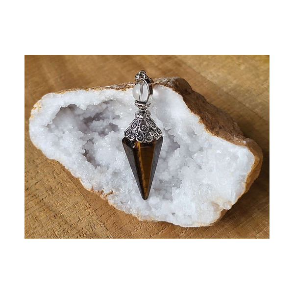 Pendule œil de tigre