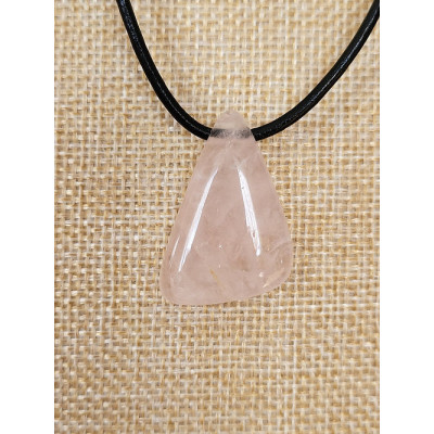 Pendentif Quartz rose