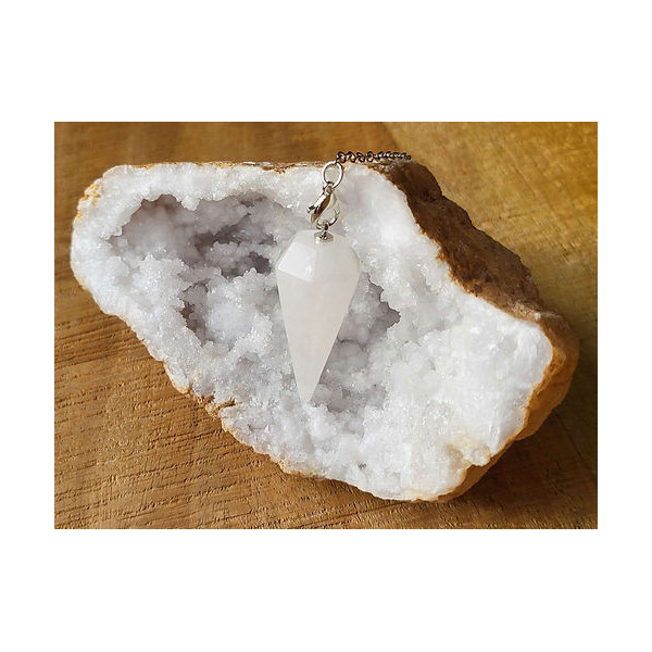 Pendule Cristal blanc