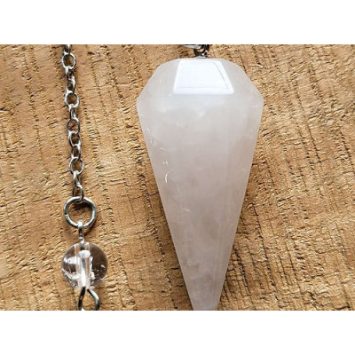 Pendule Cristal blanc