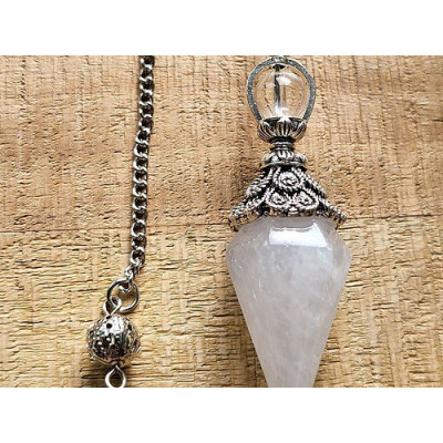 Pendule Cristal blanc